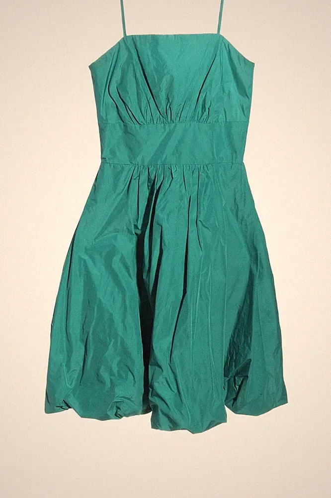 SWING A-Linien Kleid Damen Kleid Gr. DE 32 türkis Elegant