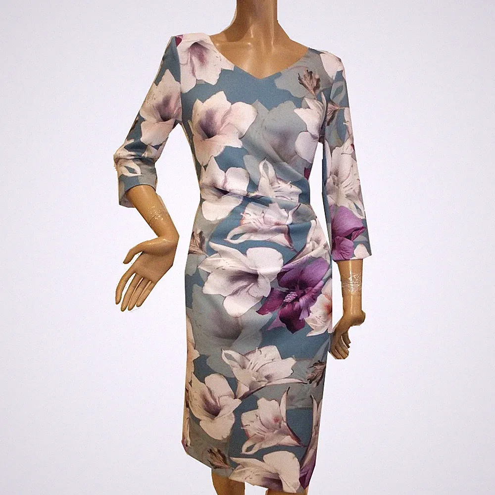 Türkis Etui kleid
