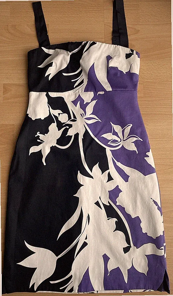 Tahari Designer Cocktaildress Kleid mit und ohne Träger möglich. Gr. US 2 (~XS)