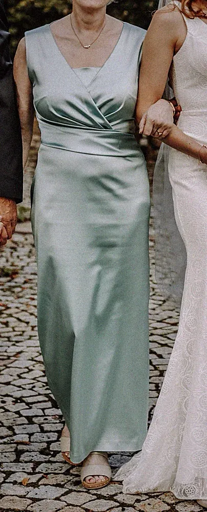 Talbot Runhof Abendkleid mint Gr. 40 Satin Brautmutter Hochzeitsgast