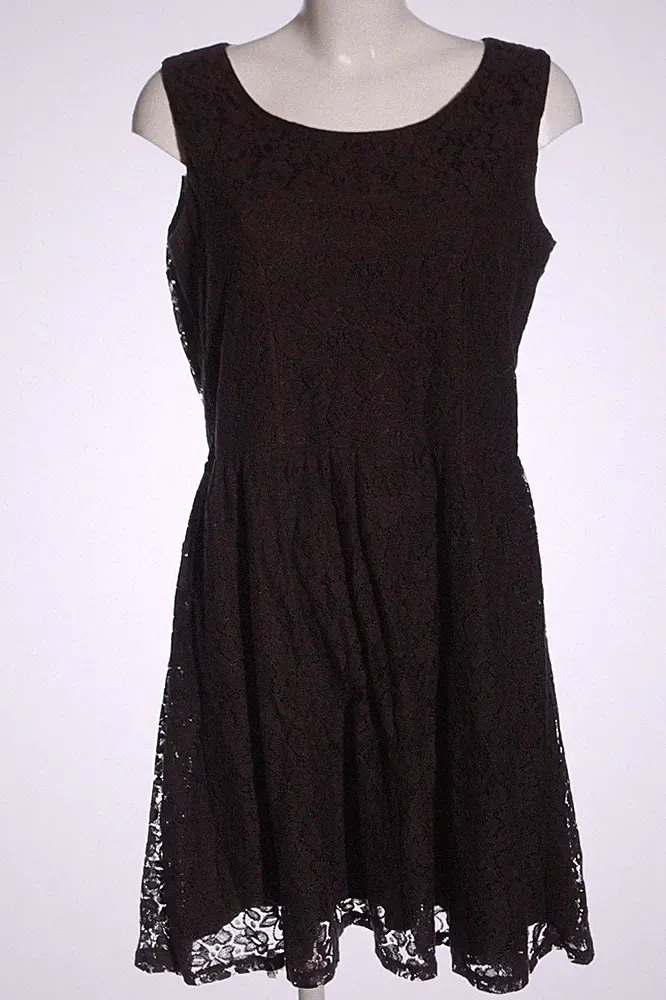 TARA M A-Linien Kleid Damen Kleid Gr. DE 42 braun Casual-Look