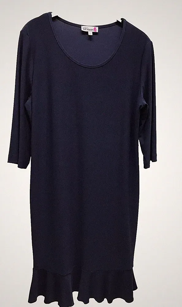 Today´s Women* Designer Etuikleid Blau Gr. 42 Top Zustand - Luxus Kofferware