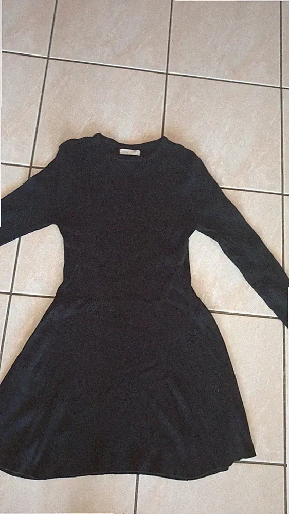 Tolles Kleid für den Herbst/Winter Rippoptik Gr.38
