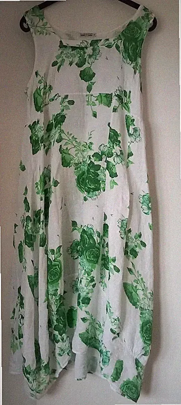 tolles Leinenkleid made in Italy neu
