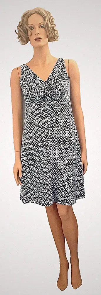 Tom Tailor Damenkleid Sommerkleid Größe 36 Ärmellos A-Form