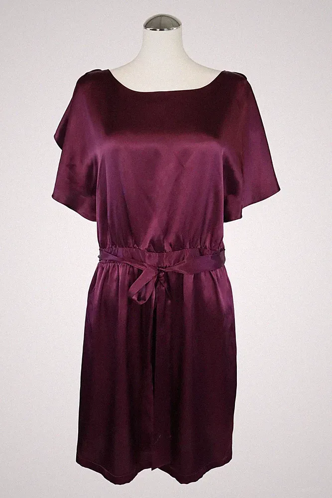 Topshop Damen Kleid Gr. 38 (US 8) Lila Kleid A-Linie Dress