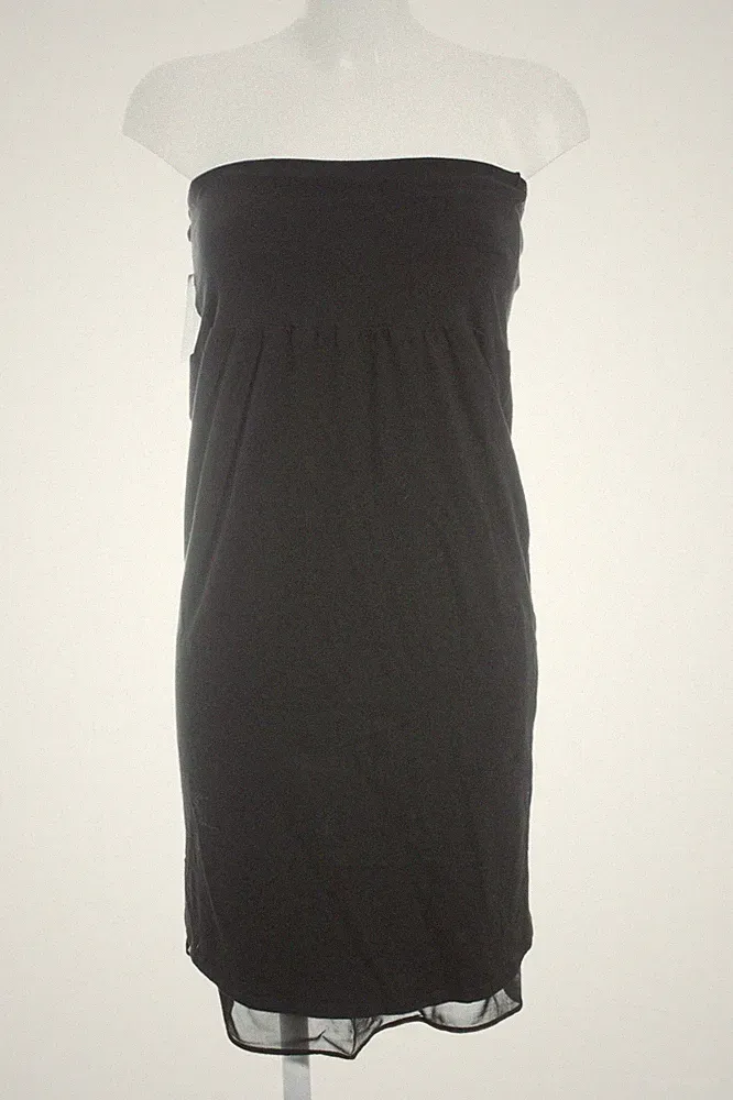 TRANSIT PAR-SUCH Schlauchkleid Damen Kleid Gr. DE 36 schwarz Beach-Look