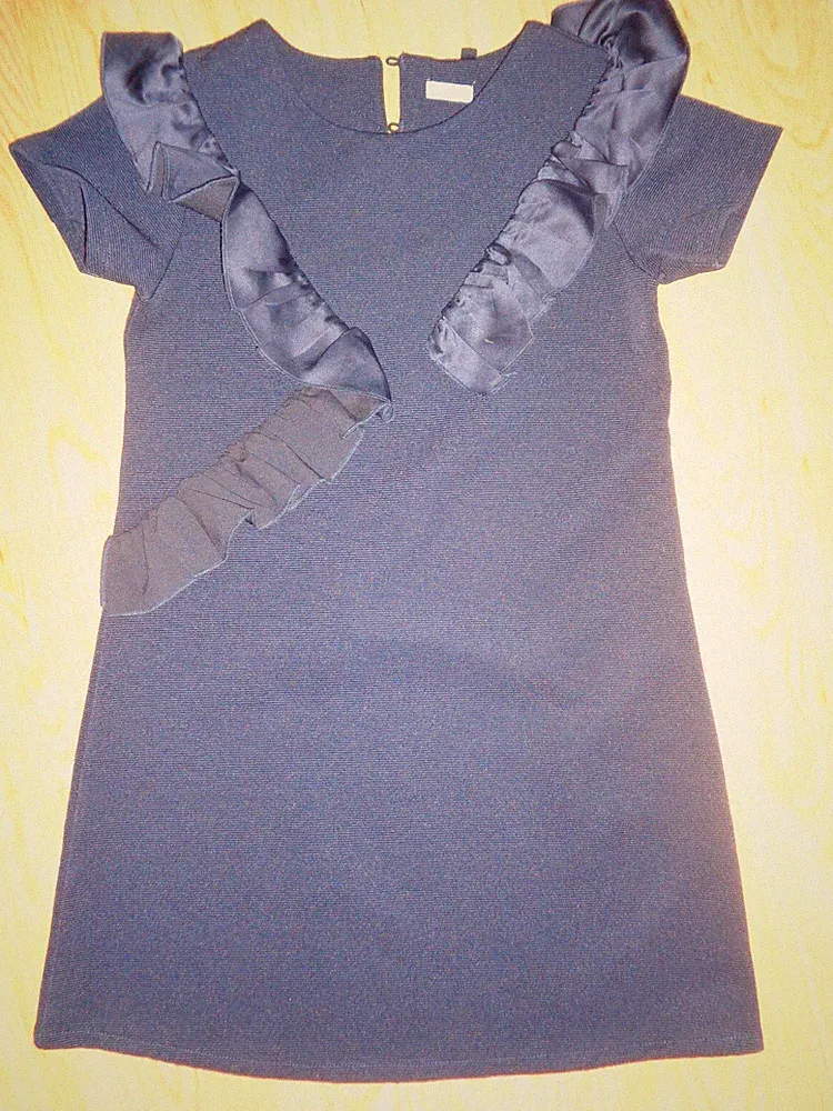 Traum Kleid Etuikleid Rüschen blau Hochzeit fesltich Next, Gr. 146