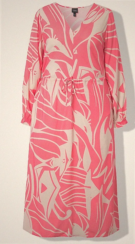 Ulla Popken Kleid A Linie 54/56Koralle NEU+Etikett❗️