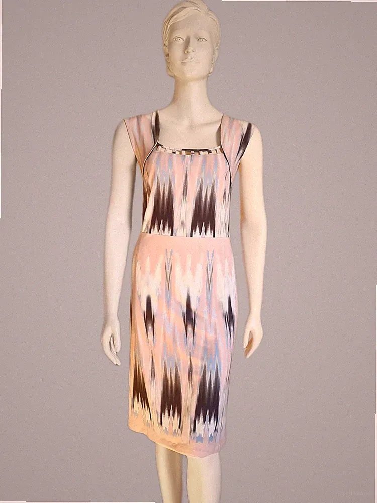 Ulla Popken -Kleid Stretchkleid, Cocteilkleid, Jerseykleid -Knielang Gr.44