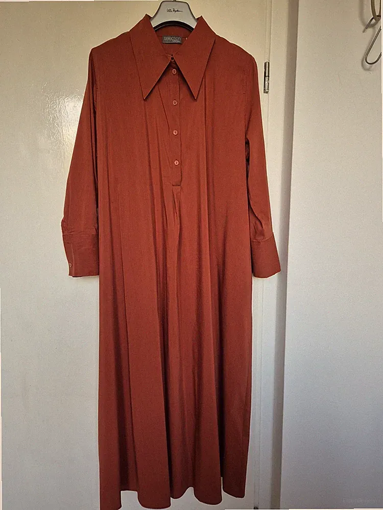 Ulla Popken Selection Hemdblusen-Kleid Terra Gr. 50/52