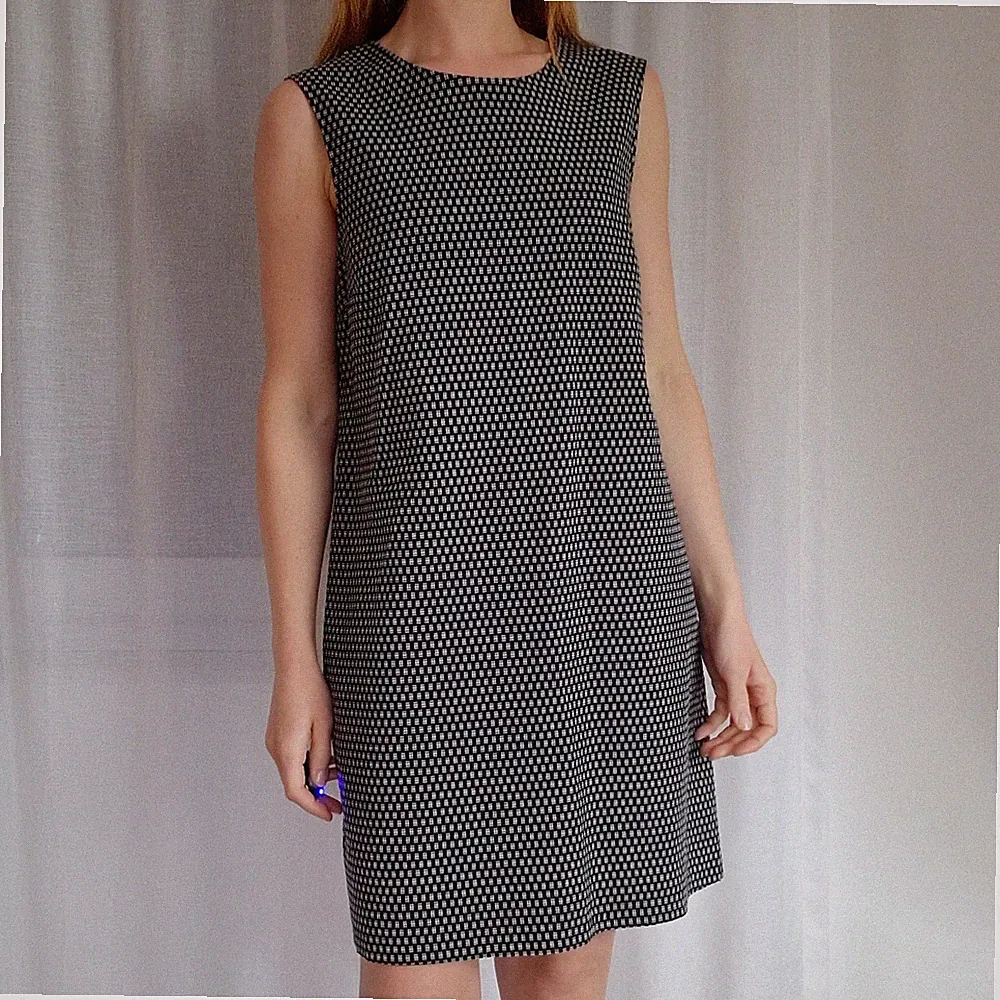 United Colors Of Benetton Etuikleid Gr L 40 Kurz Kleid Schwarz Weiß Stretchkleid