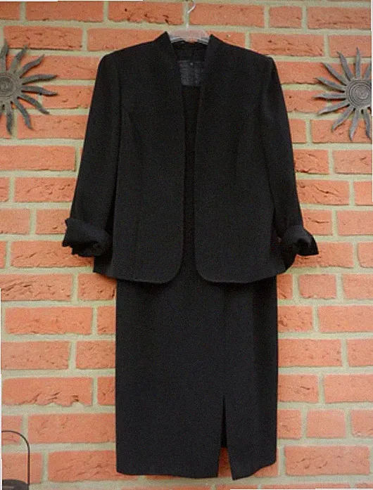 VERA MONT Kostüm - Etui-Kleid mit Blazer/Jacke, schwarz, Gr. 44/46