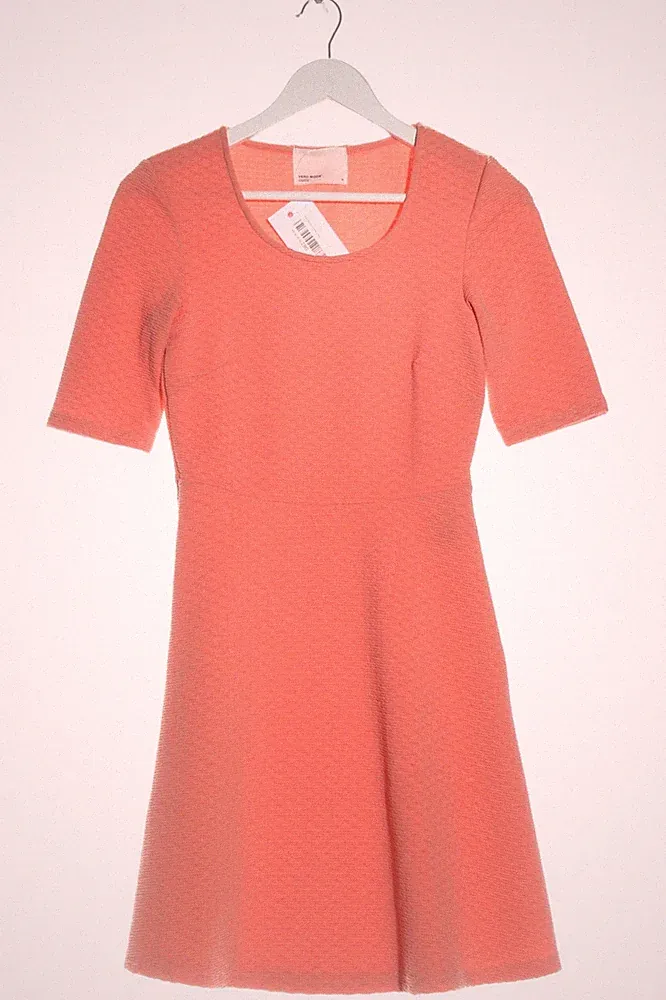 VERO MODA A-Linien Kleid Damen Kleid Gr. DE 34 hellorange Elegant