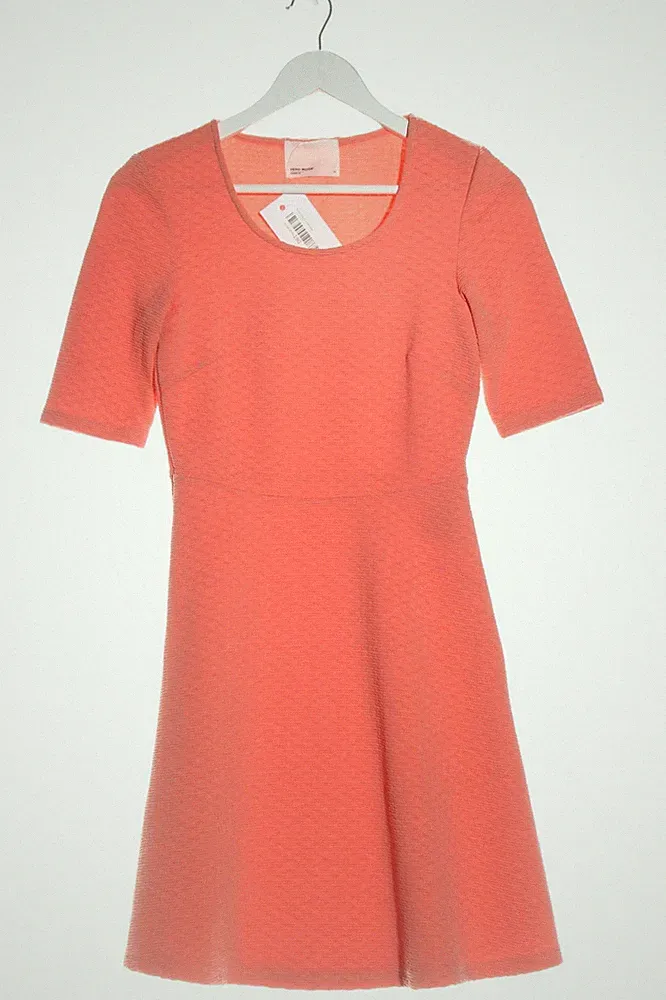 VERO MODA A-Linien Kleid Damen Kleid Gr. DE 34 hellorange Elegant
