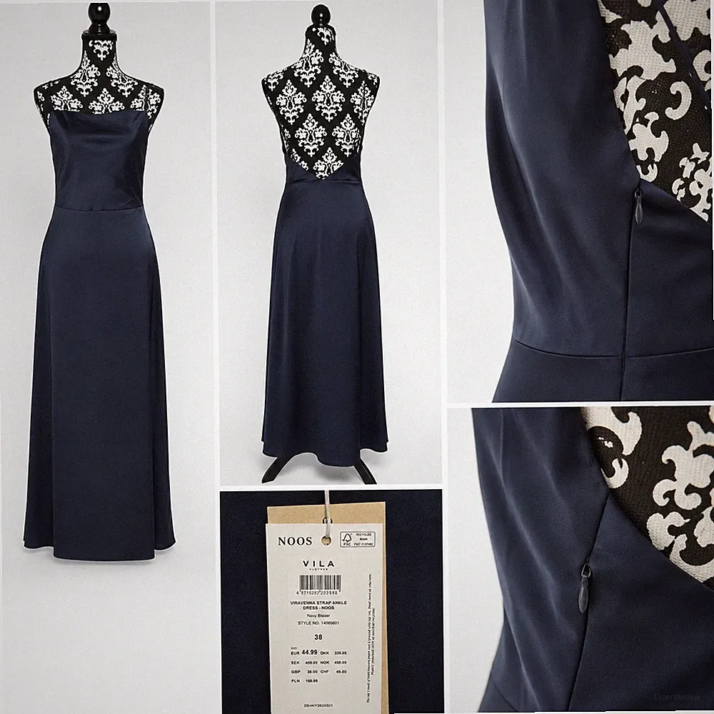 Recycelter Polyester A-Linien-Kleid