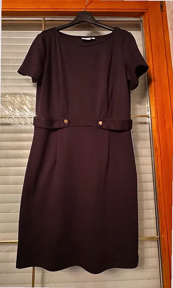 Vila Etui Kleid Stretch Dress Damenkleid Gr. L (40/42) schwarz, Fällt Eng Aus