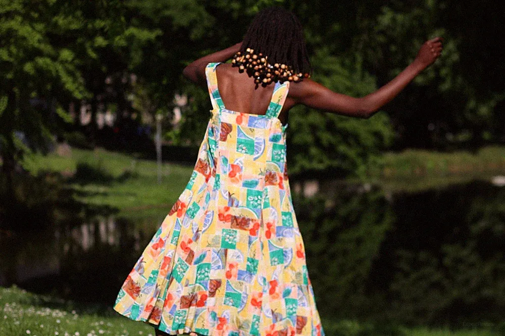Früchte A-Linien-Kleid