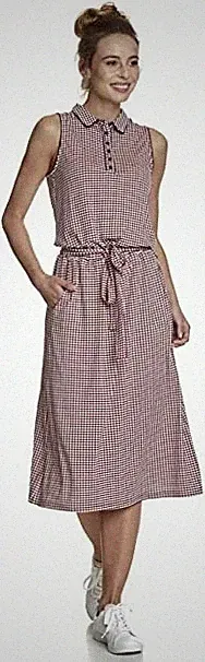 Vive Maria - Apres Midi Dress Kleid Bindegürtel Hahnentritt