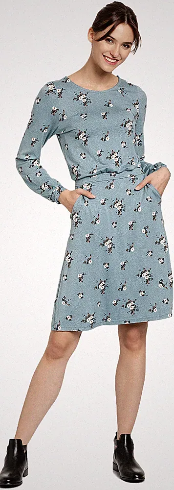 Vive Maria «WAITING FOR LOVE» FLORAL DOTS SHIRT DRESS A-Linie Kleid Rockabilly