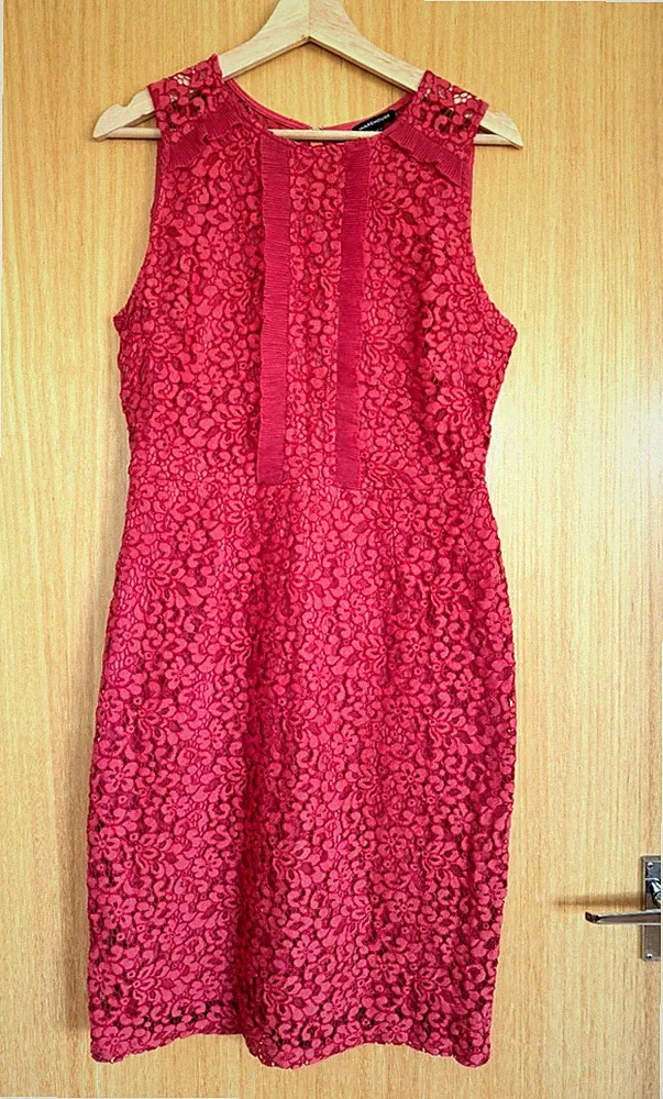 Knielanges Weißes Kleid Hochzeitsgast Damen