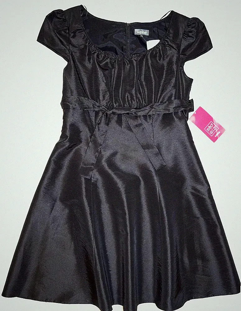 WEISE Mädchen Kleid Taftkleid Gr. 152 - 176 2 Farben schwarz türkis 99,95 €NEU