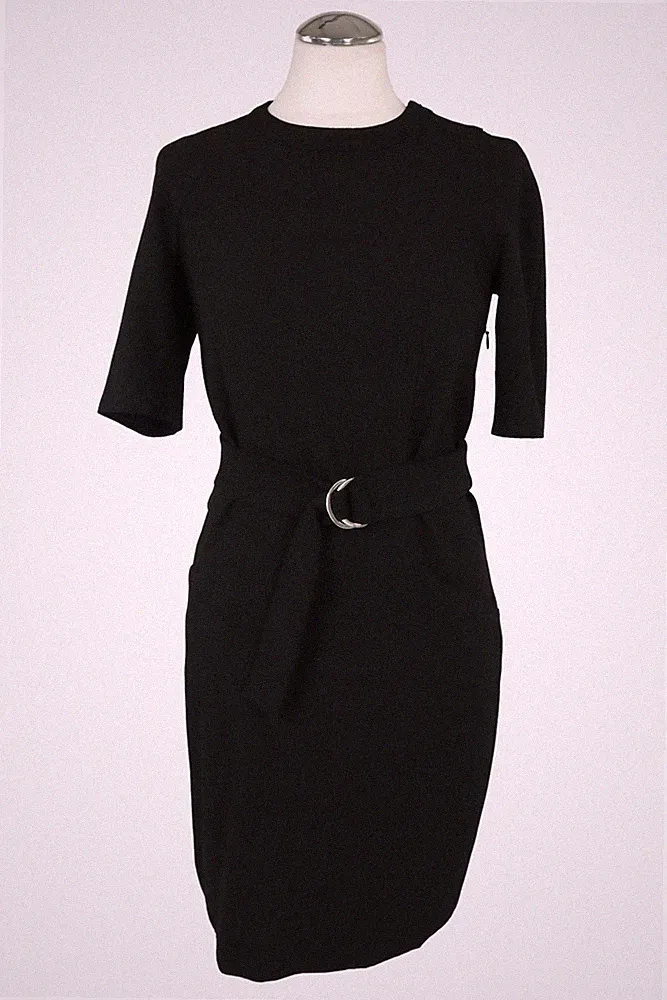 Whistles Damen Kleid Gr. 32 (UK 6) Schwarz Bleistiftkleid Etuikleid Dress