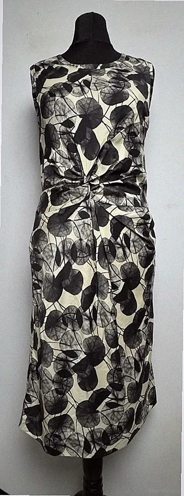 Windsor 59% Seide 41% Wolle Gr 38 Etuikleid Festlich Wickelkleid 8085