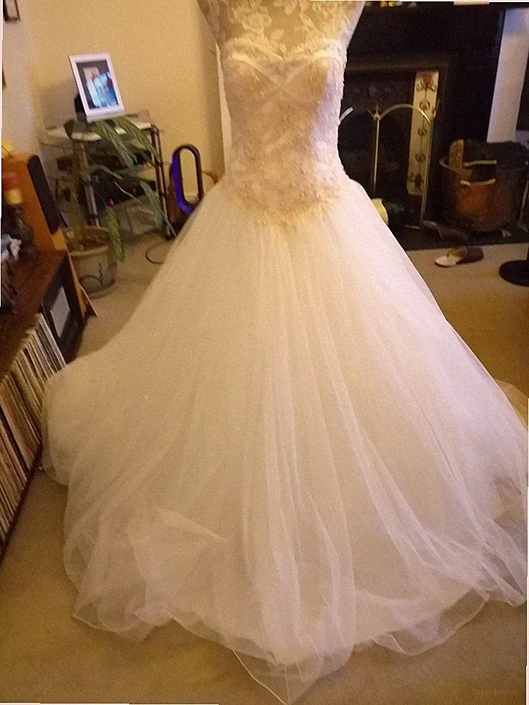 Wunderschönes Brautkleid "Sincerity" nie getragen Ivory & Blush! US 8 UK 10