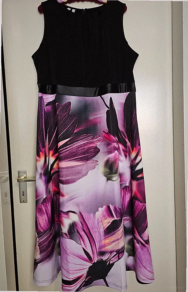 Wunderschönes Damen Maxikleid von Bodyflirt A-Linie Gr 48/50
