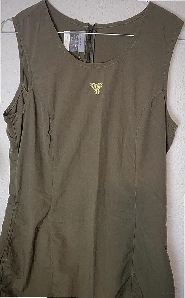 Wundervolles leichtes Sommerkleid Business Jack Wolfskin S 36 38 Khaki