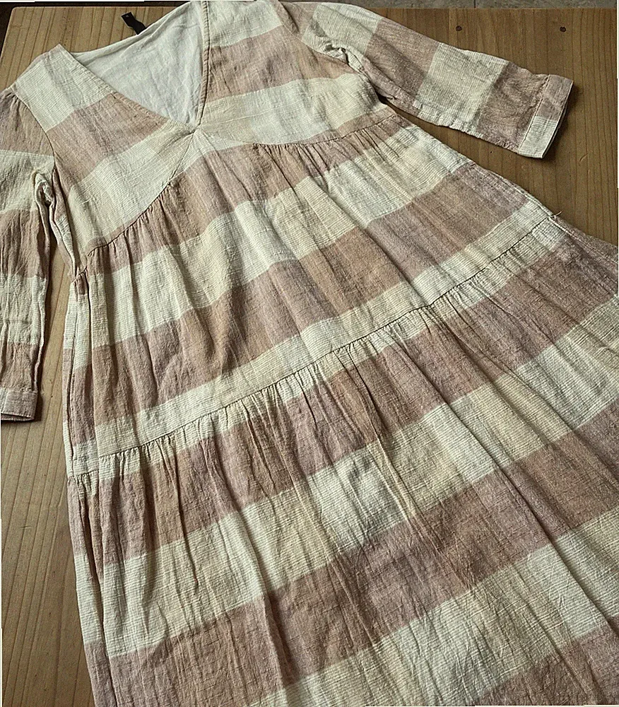 Y.A.S. Kleid Gr XS Baumwolle mit Taschen und Unterkleid