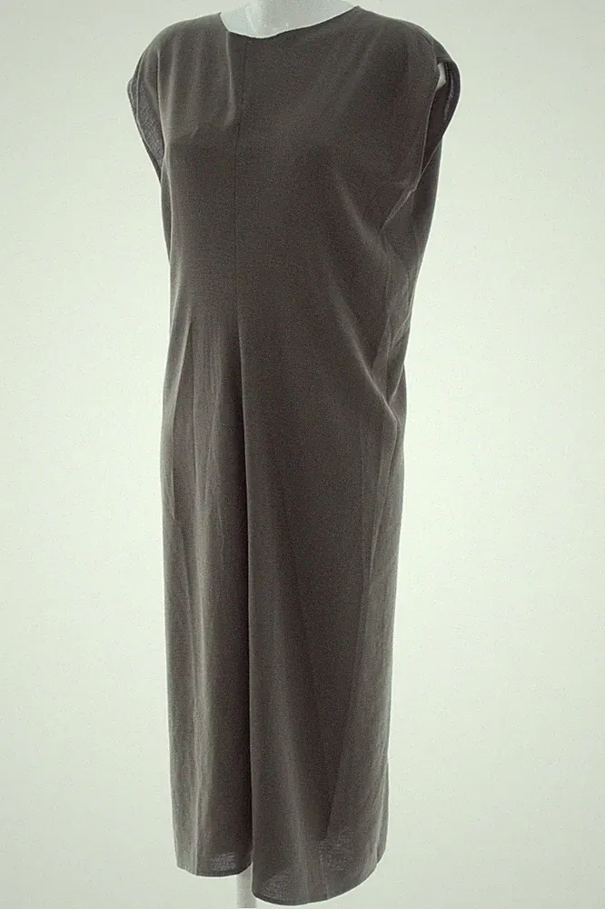 ZARA A-Linien Kleid Damen Kleid Gr. DE 38 grüngrau Casual-Look