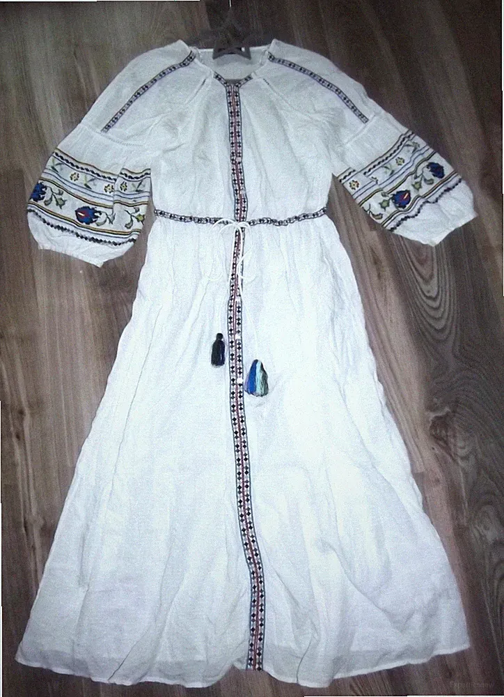 *ZARA BOHO-SOMMER-KLEID-KIMONO-gr.M*
