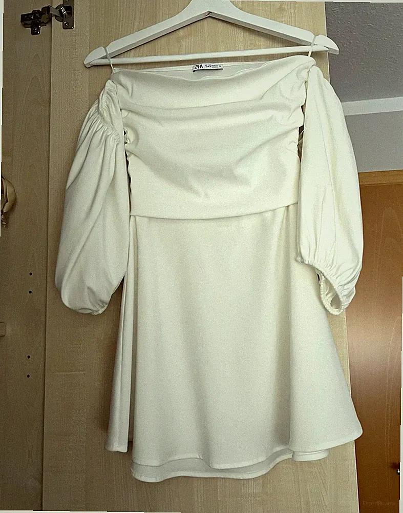 Carmenausschnitt Hochzeitsgast Kleid