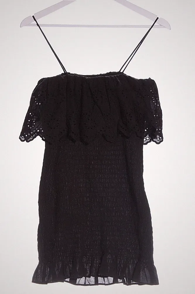 ZARA Etuikleid Damen Kleid Gr. DE 38 schwarz Elegant