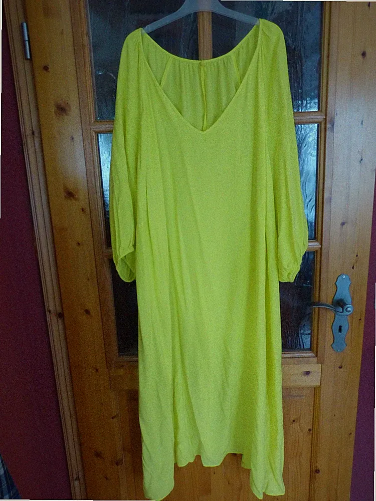 ZIZZI Maxikleid, A-Linie, Gr. 62