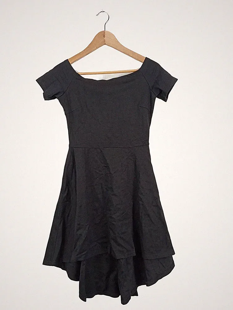 ZJCTUO A-Linien Kleid Damen Kleid Gr. DE 36 schwarz Elegant