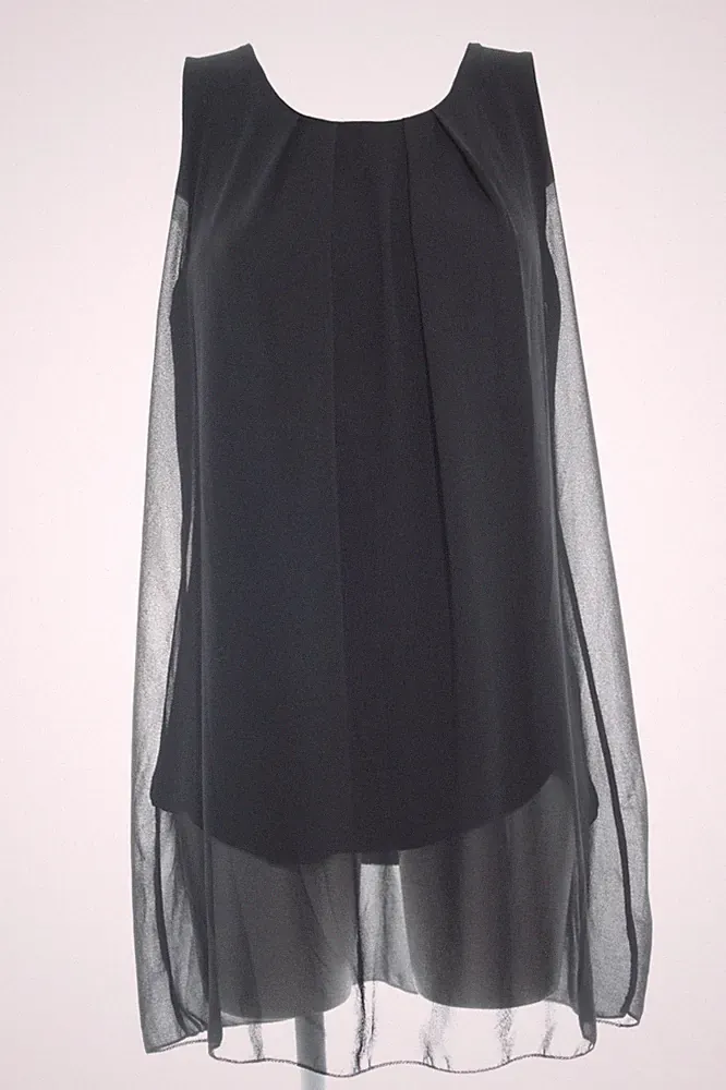 ZUIKI A-Linien Kleid Damen Kleid Gr. DE 36 schwarz Casual-Look
